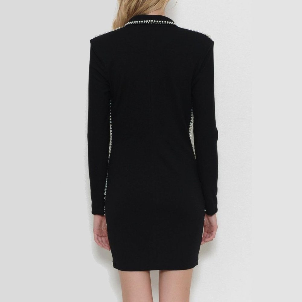 Pearl Tuxedo Dress - Picture 2 of 2